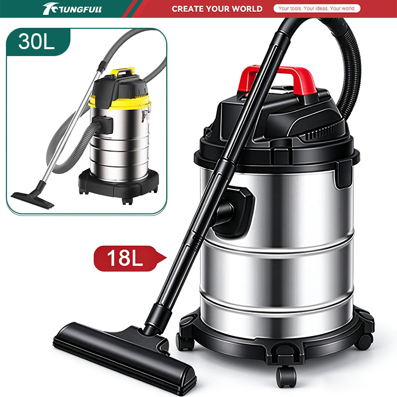 Industrial Vacuum Cleaner 3000W - Вакуумный пылесос 30 л/18 л для