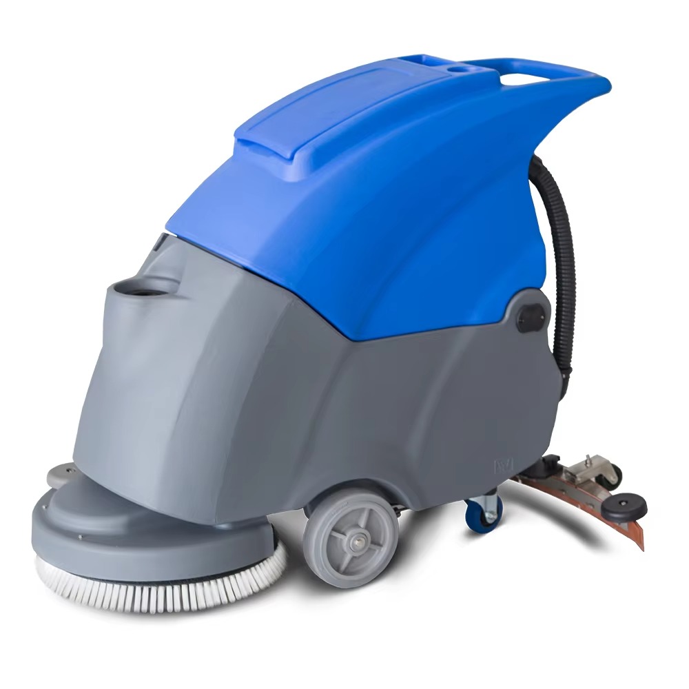 Floor Scrubber Machine Walk Behind - Электрическая поломоечная машина с ручным управлением,