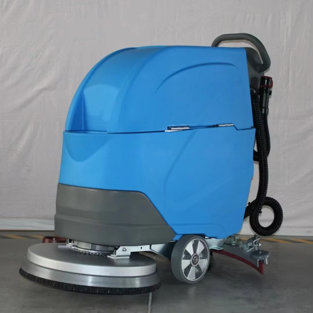 Floor Scrubber Machine Walk Behind - Мини-промышленная поломоечная машина с ручным управлением,