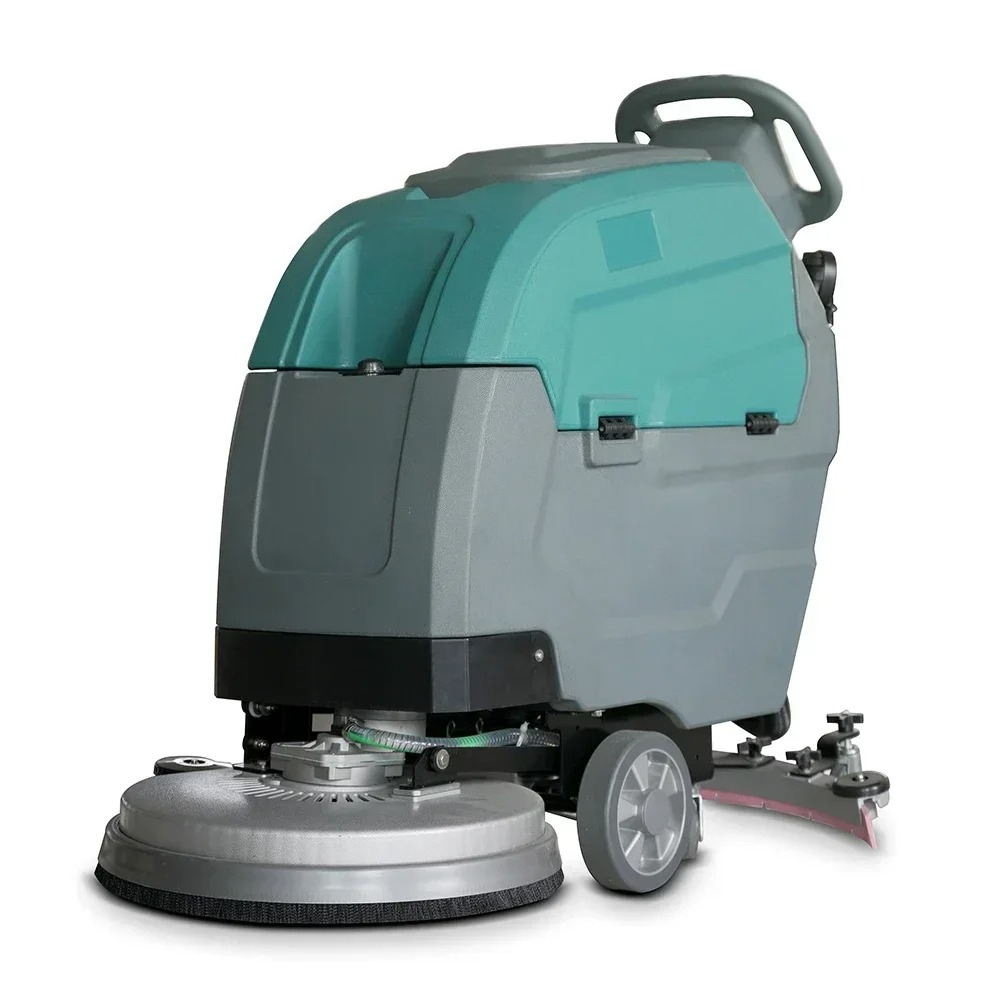 Floor Scrubber Machine Walk Behind - Профессиональная поломоечная машина с ручным управлением