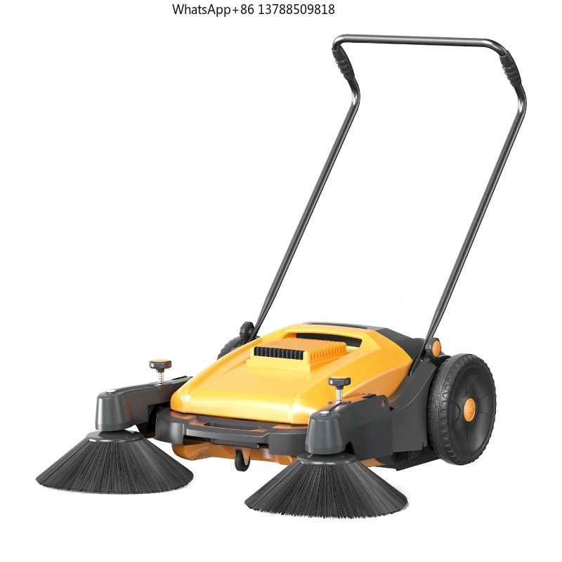 Floor Sweeper Machine Manual - Промышленная мини-ручная подметальная машина с бункером