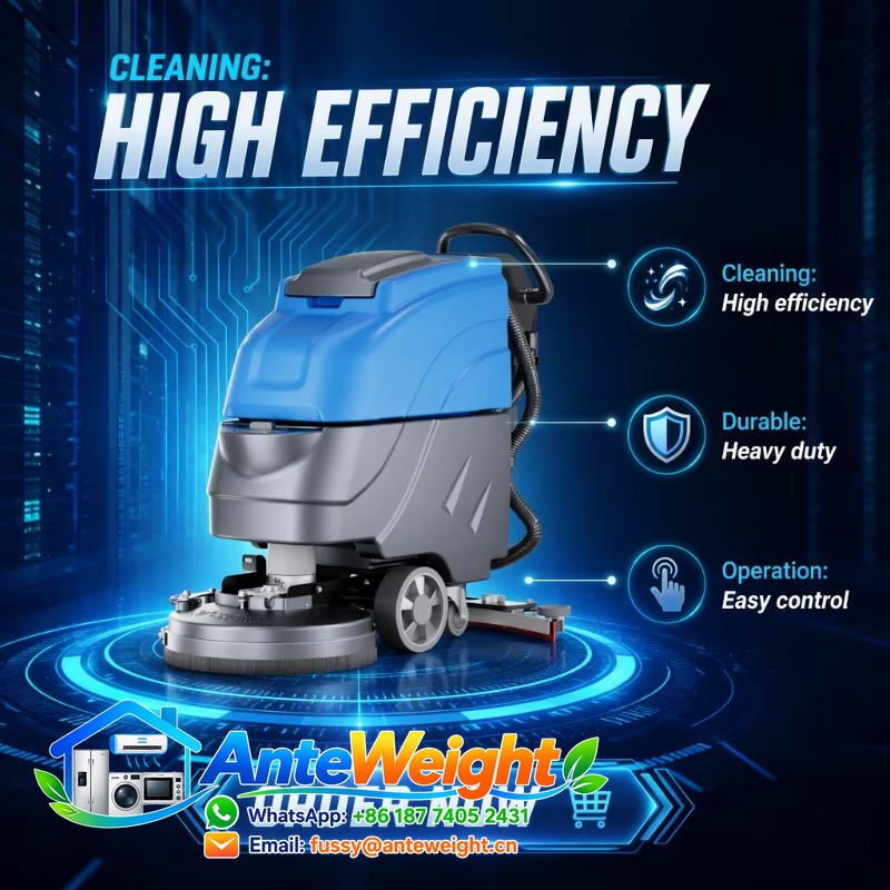 Floor Scrubber Machine Walk Behind - Промышленная ручная поломоечная машина с шириной