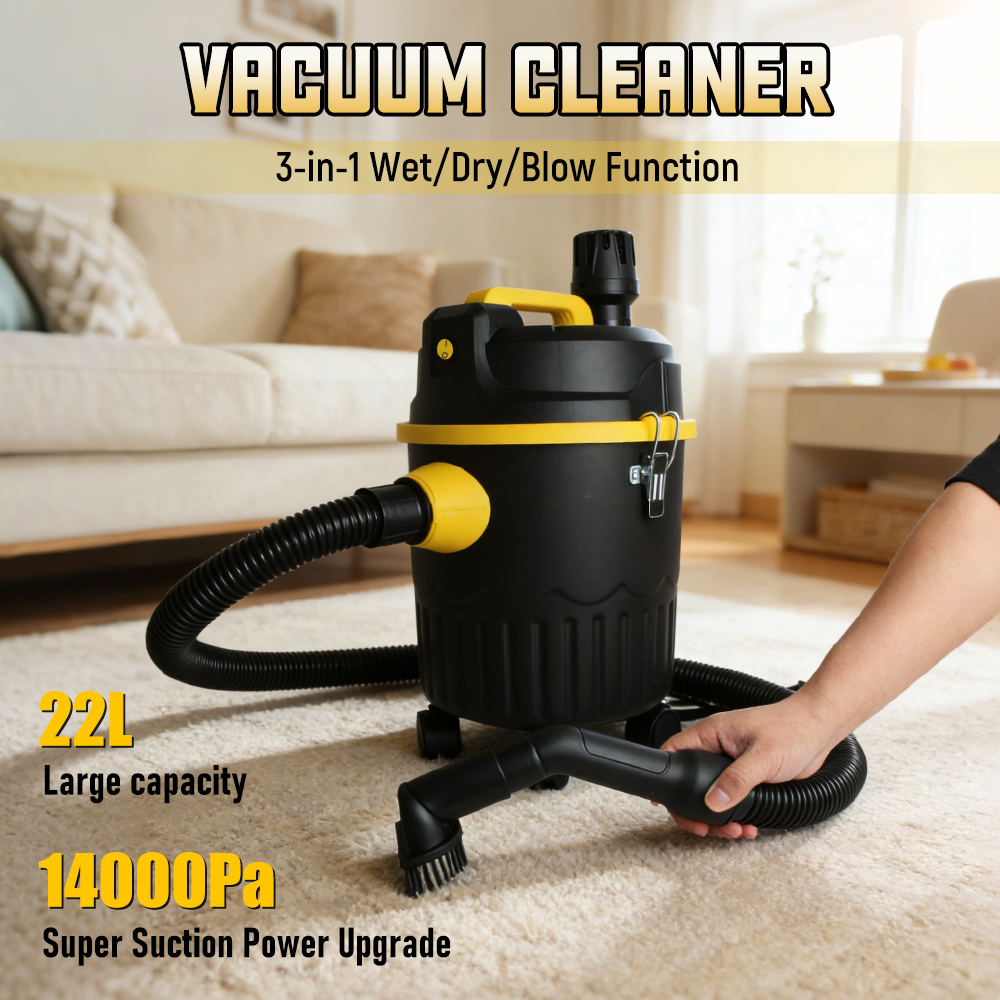 Industrial Vacuum Cleaner 3000W - Пылесос для сухой и влажной уборки