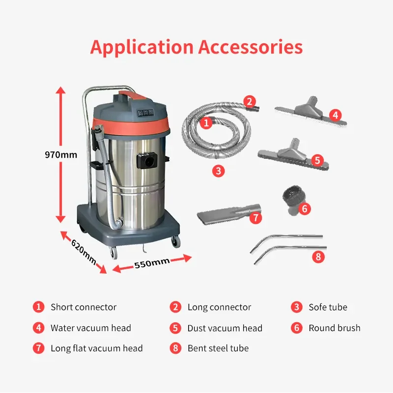 Мощный пылесос для влажной и с – обзор и цена Wet Dry Vacuum 60L