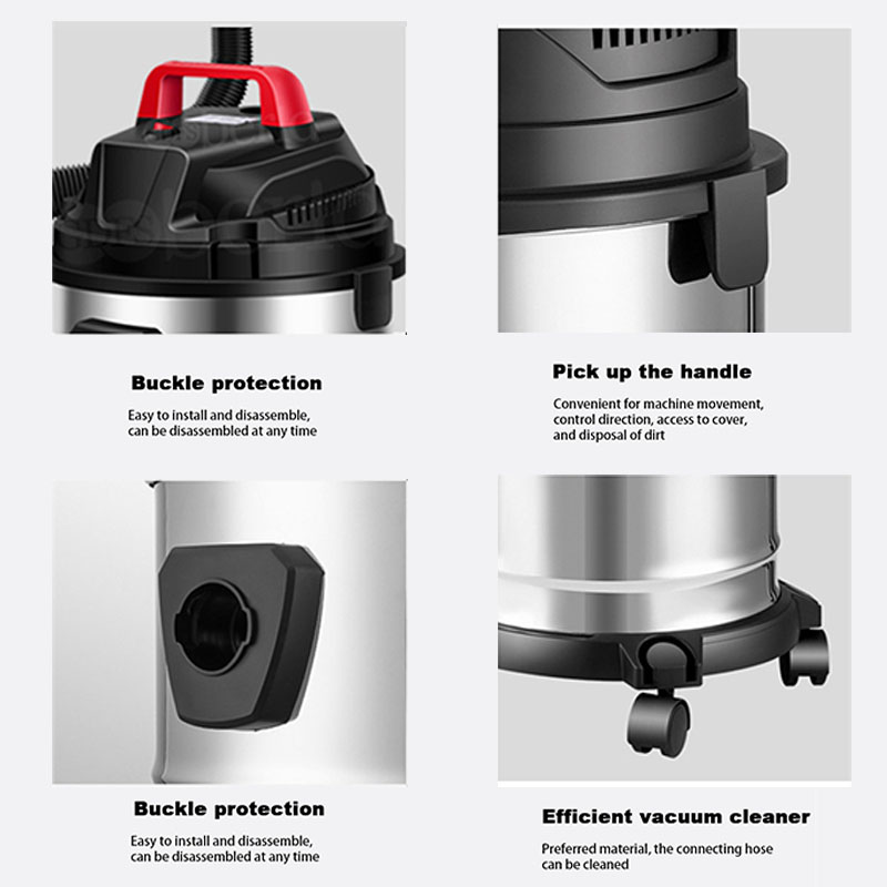 Вакуумный пылесос 30 л/18 л дл – обзор и цена Industrial Vacuum Cleaner 3000W