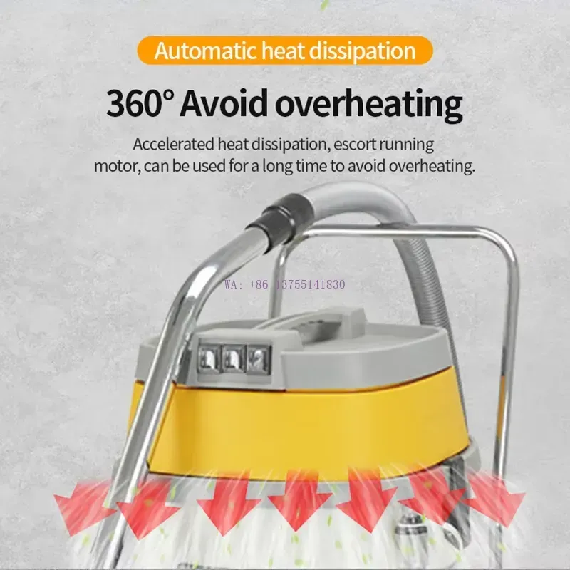 Промышленный пылесос 60 л, 3 м – обзор и цена Wet Dry Vacuum 60L