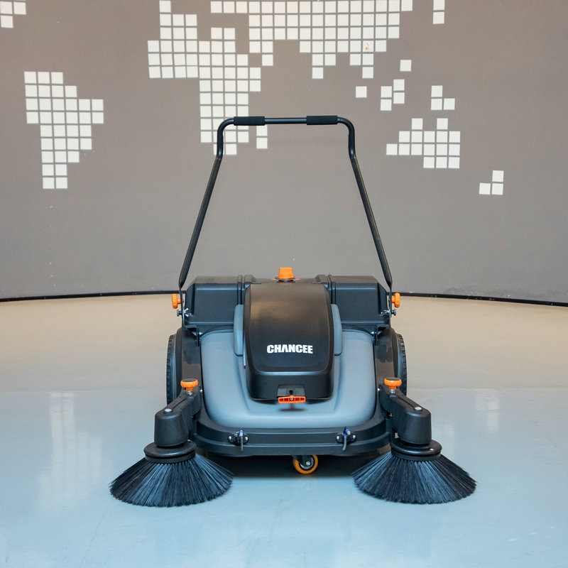 Миниатюрная ручная промышленна – обзор и цена Floor Sweeper Machine Manual
