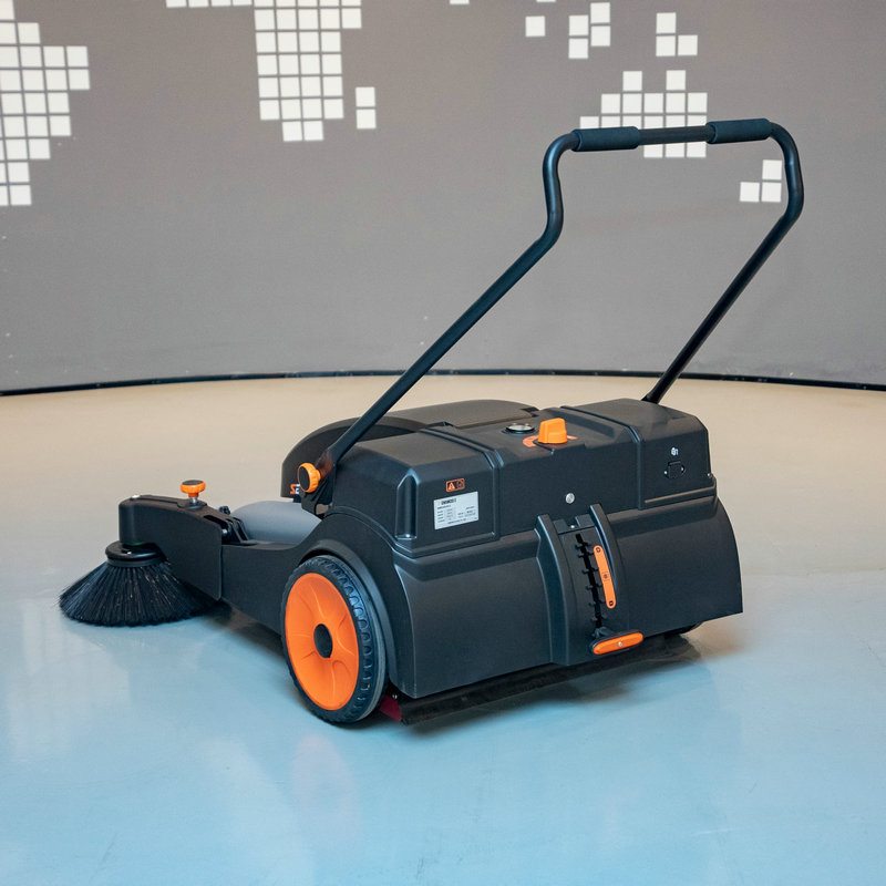 Миниатюрная ручная промышленна – обзор и цена Floor Sweeper Machine Manual
