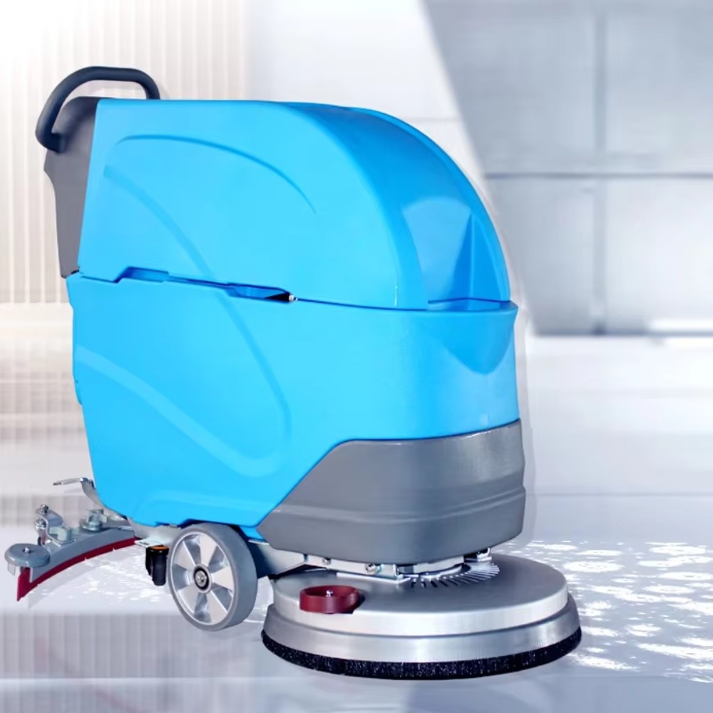 Мини-промышленная поломоечная  – обзор и цена Floor Scrubber Machine Walk Behind