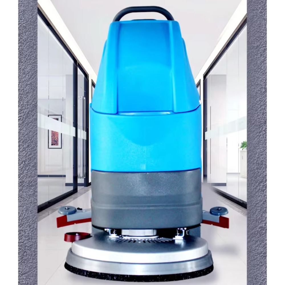 Мини-промышленная поломоечная  – обзор и цена Floor Scrubber Machine Walk Behind