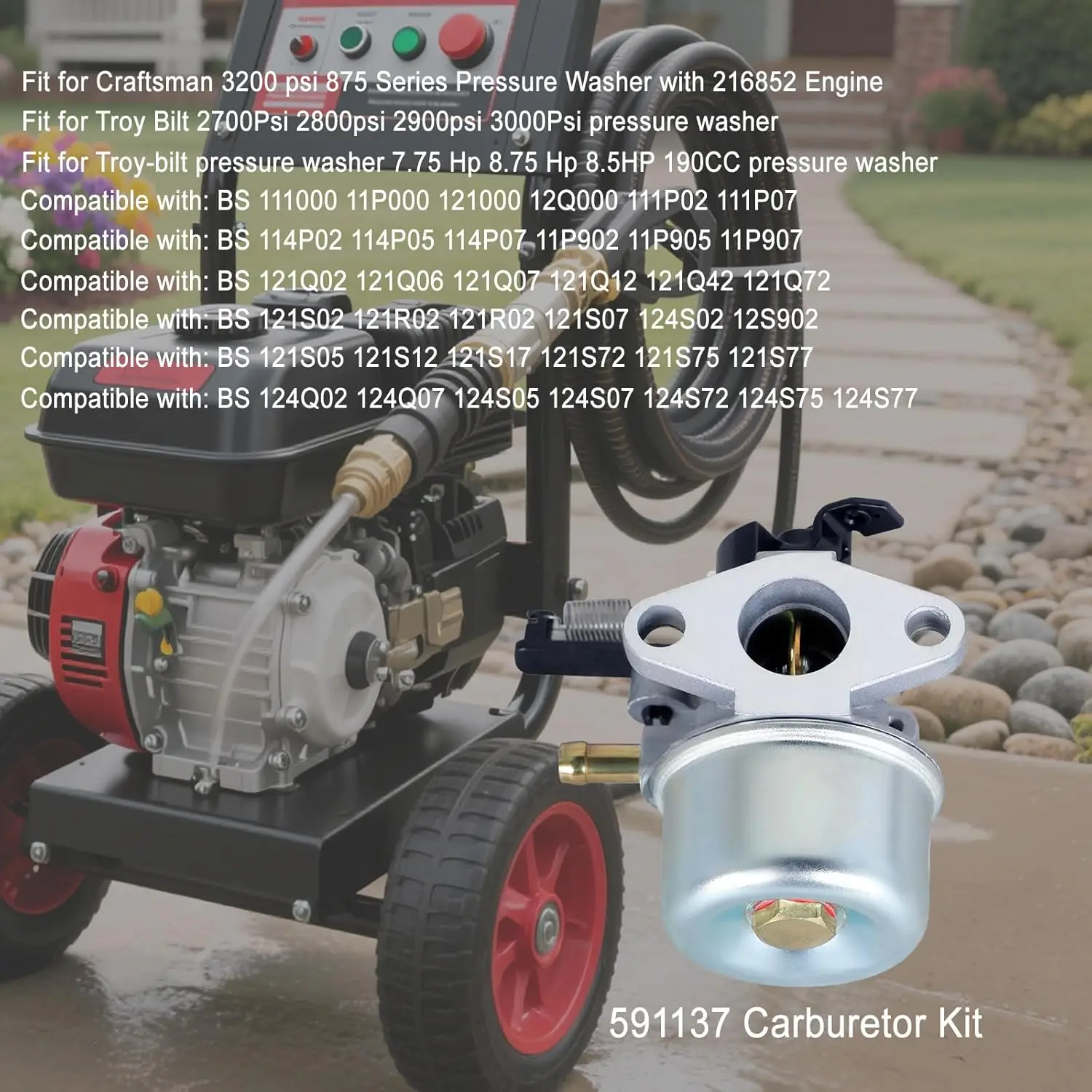 Комплект для замены карбюратор – обзор и цена Pressure Washer 3000Psi