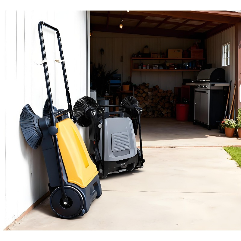 Ручная промышленная подметальн – обзор и цена Floor Sweeper Machine Manual