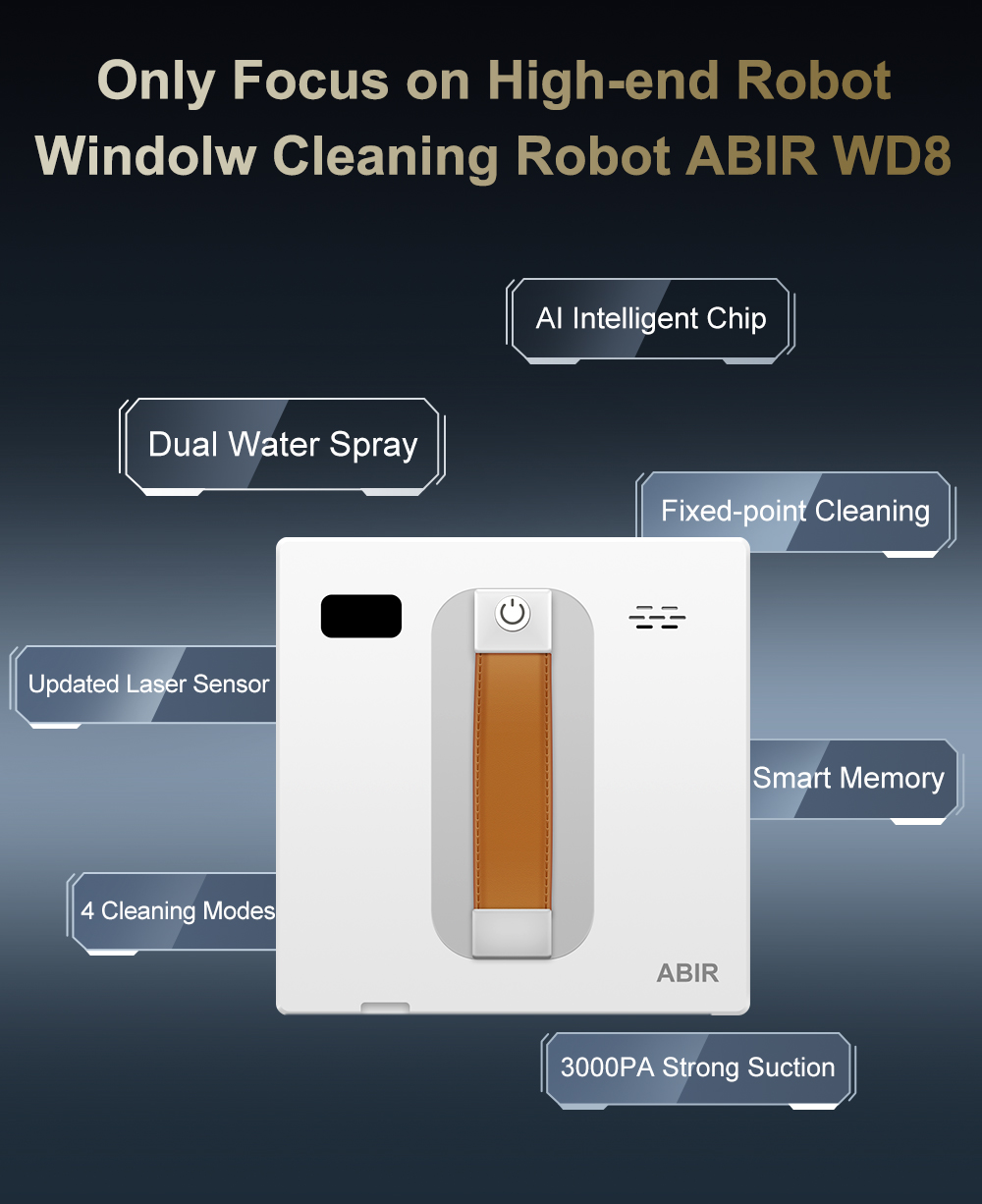 Робот-мойщик окон ABIR WD8 Sma – обзор и цена Window Cleaning Robot Automatic