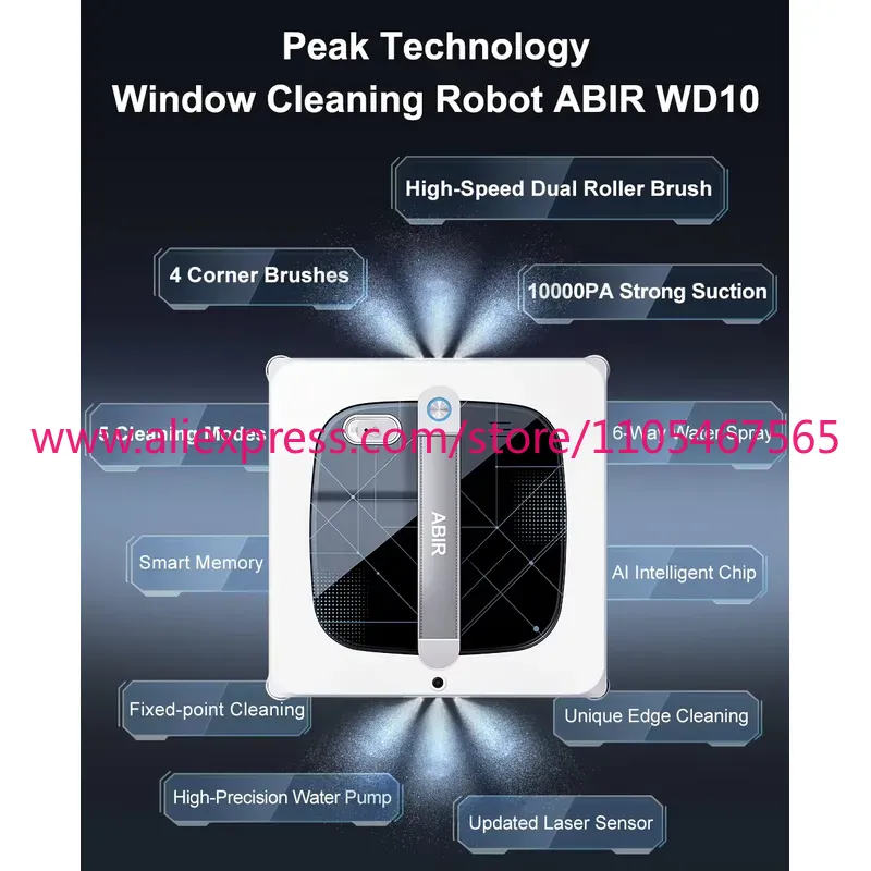 1 шт. Электрический робот для  – обзор и цена Window Cleaning Robot Automatic