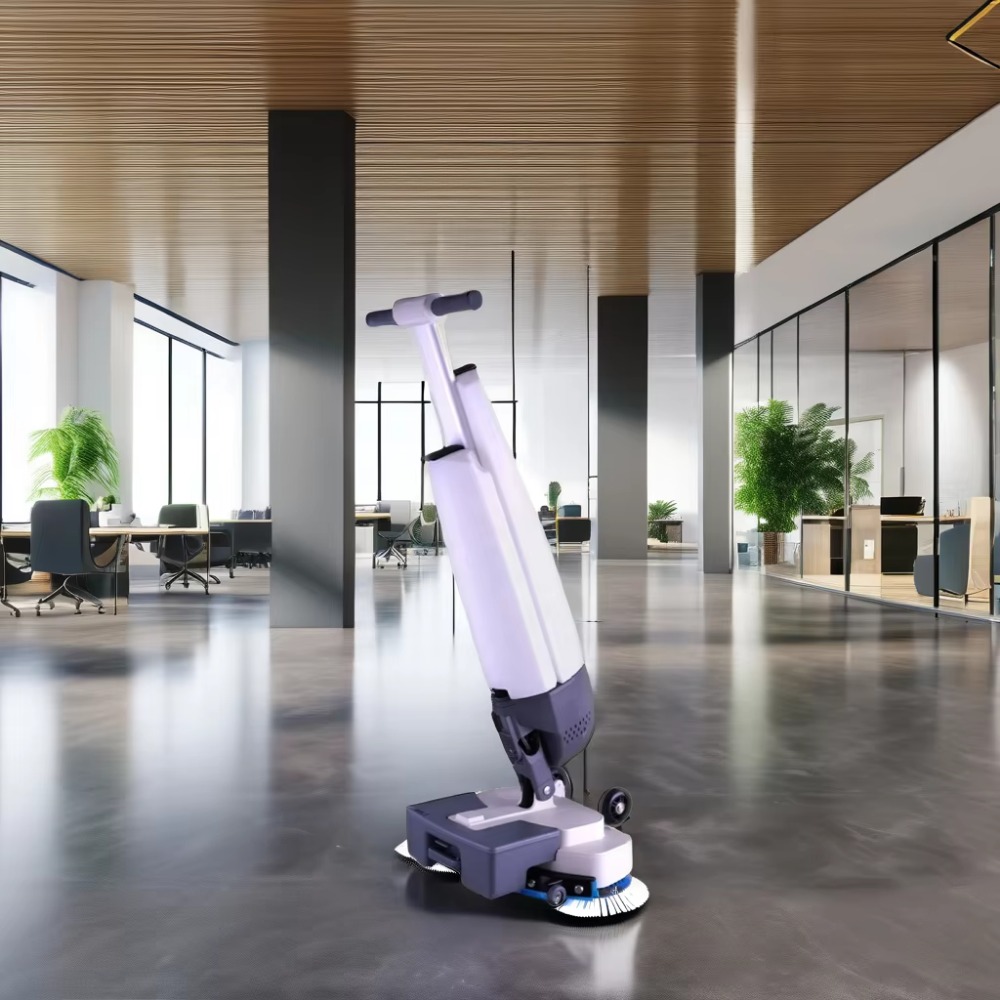 Быстродействующая поломоечная  – обзор и цена Floor Scrubber Machine Walk Behind