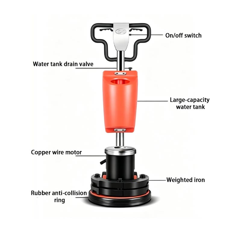 17-дюймовая профессиональная п – обзор и цена Floor Polishing Machine 17 Inch