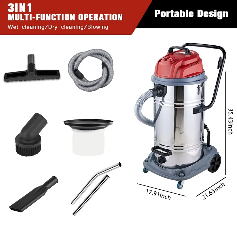 Промышленный профессиональный  – обзор и цена Wet Dry Vacuum 60L