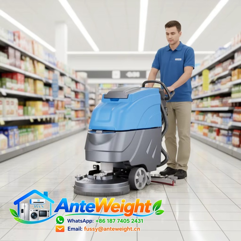 Промышленная ручная поломоечна – обзор и цена Floor Scrubber Machine Walk Behind